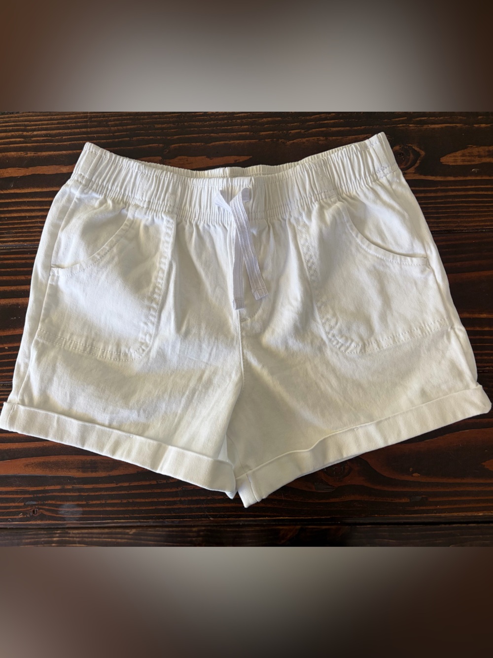 wonder nation White Women's Drawstring Pocket Shorts‎